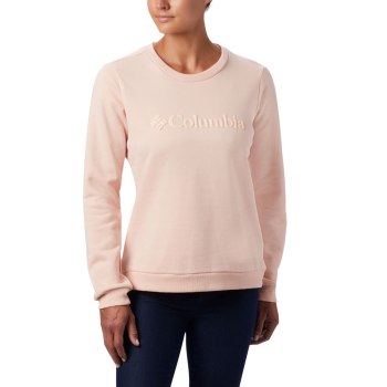 Columbia Sweater Dames, Logo Crew Top Roze, 03LRCXBVI